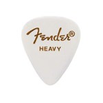 Ficha técnica e caractérísticas do produto Palheta Fender Tradicional Heavy Branca - Pacote com 12