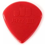 Ficha técnica e caractérísticas do produto Palheta Nylon Jazz Iii Vermelha Dunlop