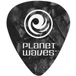Ficha técnica e caractérísticas do produto Palheta para Guitarra 10 Peças Preto Pérola 1CBKP2-10 - Planet Waves - Planet Waves