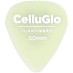 Ficha técnica e caractérísticas do produto Palheta para Guitarra de Celuloide -10 - Glowe - Leve - (pct com 10 Unidades)
