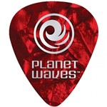 Ficha técnica e caractérísticas do produto Palheta para Guitarra de Celuloide 1CRP2-10 Vermelho Pérola Leve com 10 Unidades PLANET WAVES - Planet Waves