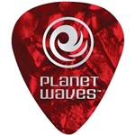 Ficha técnica e caractérísticas do produto Palheta para Guitarra de Celuloide 1Crp2-10 Vermelho Pérola Leve com 10 Unidades Planet Waves
