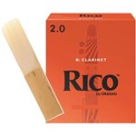 Ficha técnica e caractérísticas do produto Palheta RICO REEDS Clarineta 2 RCA1020