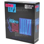 Ficha técnica e caractérísticas do produto Palheta Rico Select Jazz Unfiled (Corte Tradicional) para Saxofone Alto - Tamanho 3 Medium