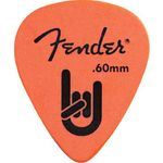 Ficha técnica e caractérísticas do produto Palheta Rock On 0,60mm Laranja Pacote 72 Un Fender