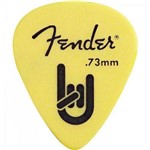 Ficha técnica e caractérísticas do produto Palheta Rock-on Touring Pick 0.73 Média Amarela Fender