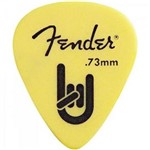 Ficha técnica e caractérísticas do produto Palheta Rock-On Touring Pick 0.73 Média Amarela Fender