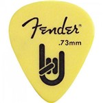 Ficha técnica e caractérísticas do produto Palheta Rock-on Touring Pick 0.73 Medium Yellow Fender