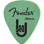 Ficha técnica e caractérísticas do produto Palheta Rock-on Touring Pick 0.88 Medium Heavy Green Fender