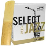 Palheta Sax Alto Rico Daddario Select Jazz Filed Nº 2M