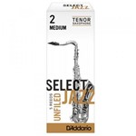 Palheta Sax Tenor 3 Select Jazz RRS05TSX3M Caixa c/ 5 - D'addario