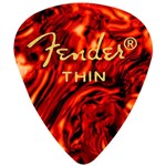 Ficha técnica e caractérísticas do produto Palheta Tradicional Tortoise 351 Fina Shell Pt351F Fender