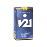 Ficha técnica e caractérísticas do produto Palheta V21 3,5 para Clarinete Eb Caixa com 10 Vandoren