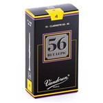 Ficha técnica e caractérísticas do produto Palheta Vandoren 56 Rue Lepic 4 para Clarinete Sib Caixa com 10