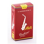 Ficha técnica e caractérísticas do produto Palheta Vandoren Java Red Cut 1.5 para Sax Alto Caixa com 10