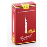 Ficha técnica e caractérísticas do produto Palheta Vandoren Java Red Cut 3.5 para Sax Soprano Caixa com 10