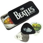 Ficha técnica e caractérísticas do produto Palhetas Beatles Logo para Guitarra Planet Waves Lata com 15 Und