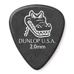 Palhetas Dunlop Gator Grip 2,00mm – 6 Unidade