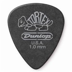 Palhetas Dunlop Tortex 1,00 Mm 12 Unidades - Preta