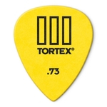 Palhetas Dunlop Tortex III 0,73mm 12 Un – Amarela