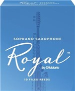 Palhetas Rico Royal P/ Sax Soprano Nº 2,5 (10 Unidades)