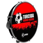 Ficha técnica e caractérísticas do produto Pandeiro 10" Luen ABS Torcida Rubronegra Flamengo Atlético Sport