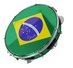Ficha técnica e caractérísticas do produto Pandeiro 10 Torelli Verde - Pele Brasil Injetado