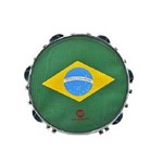 Ficha técnica e caractérísticas do produto Pandeiro Acrílico 10 Pele Estampada Brasil Phx 96A