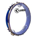 Ficha técnica e caractérísticas do produto Pandeiro Luen 8 Polegadas ABS Azul Junior Pele Cristal