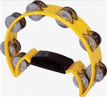 Ficha técnica e caractérísticas do produto Pandeiro Meia Lua Spanking C/manopla Plastico Amarelo