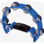 Ficha técnica e caractérísticas do produto Pandeiro Meia Lua Spanking C/manopla Plastico Azul