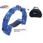 Ficha técnica e caractérísticas do produto Pandeirola Torelli TP315 Azul + Capa Luxo