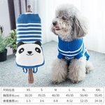Ficha técnica e caractérísticas do produto Para Cães Pet Clothes Sweater Outono Fina Puppies Terno para Gatos Pequenos e Médios Dogs