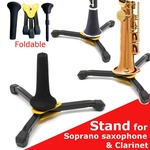 Ficha técnica e caractérísticas do produto Para flauta saxofone soprano clarinete tripé dobrável suporte de música