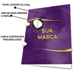 Ficha técnica e caractérísticas do produto 50 Pastas Personalizadas Verniz Total P/Folha A4