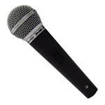 Paulispar Microfone PROF. PSJ-600 Cinza Escuro 600-OHMZ Cardioide - eu Quero Eletro