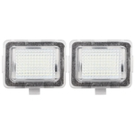 Ficha técnica e caractérísticas do produto  2pcs LED License Plate Luz Set Fit para BENZ W221 S-Class S400 S550 S63 CL