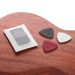 Ficha técnica e caractérísticas do produto Redbey 3 Pcs picaretas da guitarra palhetas de couro do recolhimento para Ukulele guitarra Banjor cor aleatória