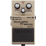 Pedal Acoustic Preamp AD-2 - Boss
