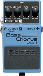 Ficha técnica e caractérísticas do produto Pedal Analógico Bass Chorus CEB-3 Boss