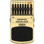 Ficha técnica e caractérísticas do produto Pedal Behringer EQ700 Graphic Equalizer - Equalizador Gráfico para Guitarra