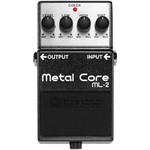 Ficha técnica e caractérísticas do produto Pedal Boss Guitarra Ml-2 Metal Core