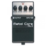 Ficha técnica e caractérísticas do produto Pedal Boss para Guitarra Metal Core ML-2