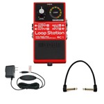 Pedal Boss Rc1 Loop Station + Cabo + Fonte