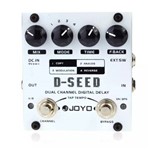Ficha técnica e caractérísticas do produto Pedal de Efeito Joyo D-seed Dual Channel Delay para Guitarra