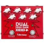 Ficha técnica e caractérísticas do produto Pedal de Efeito para Guitarra Fuhrmann Dual High Gain