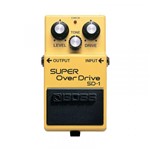 Pedal de Guitarra Boss SD-1 com Super Overdrive Efeito Genuíno de Overdrive (Amarelo)