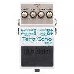 Pedal de Guitarra Boss Tera Eco TE-2 - Ambiência Estéreo e Processamento Multidimensional