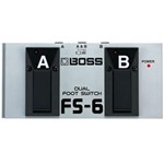 Ficha técnica e caractérísticas do produto Pedal Dual Footswitch 2 em 1 FS-6 - Boss