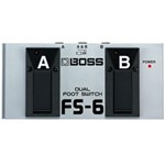 Ficha técnica e caractérísticas do produto Pedal Dual Footswitch 2 em 1 FS6 - Boss